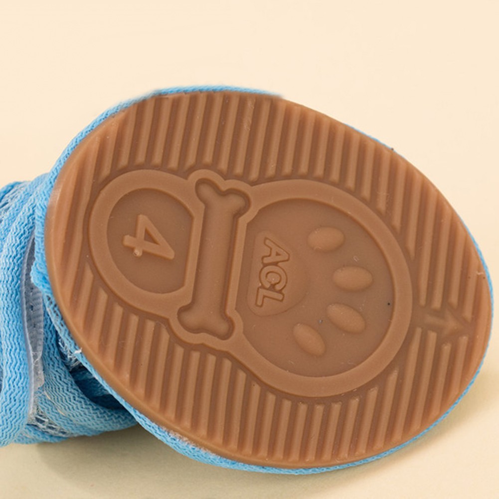 Sandal Cotton ChốNg Trơn TrượT Cho Thú Cưng - Bộ 4 CáI