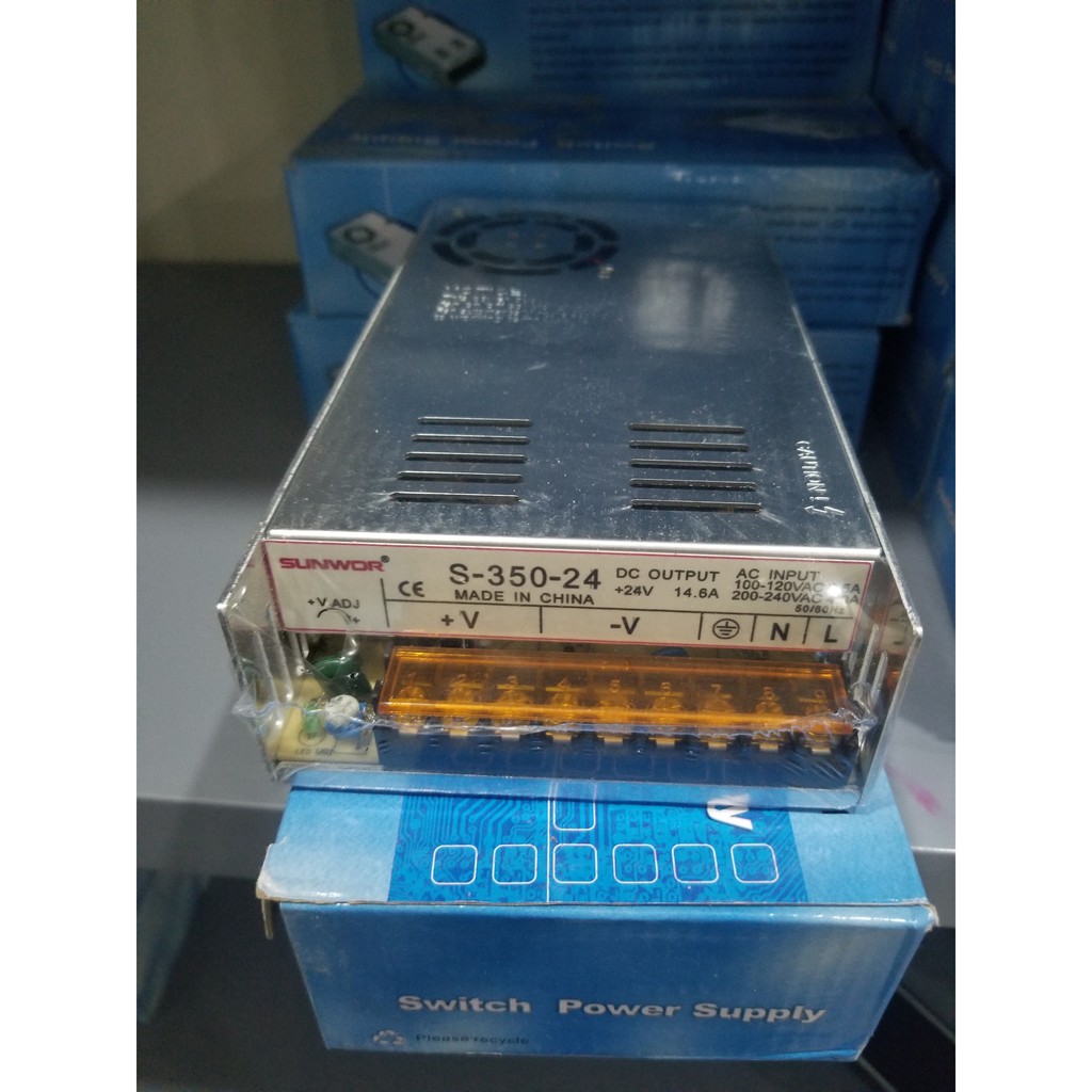 Bộ nguồn Sunwor 24VDC 14.6A công suất 350W - S-350-24