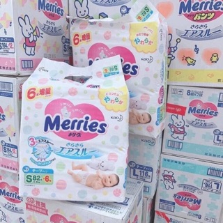 [CỘNG MIẾNG} Tã dán/quần Merries Nội địa cộng miếng Nhật Bản size S/M/L/XL