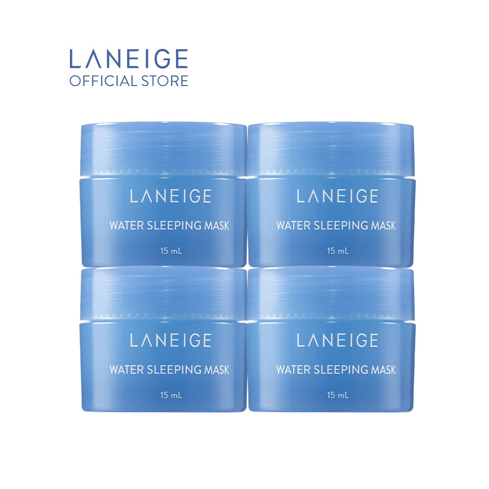 [HB GIFT] Bộ 4 Mặt nạ ngủ dưỡng ẩm cho da Laneige Water Sleeping Mask 15mlx4