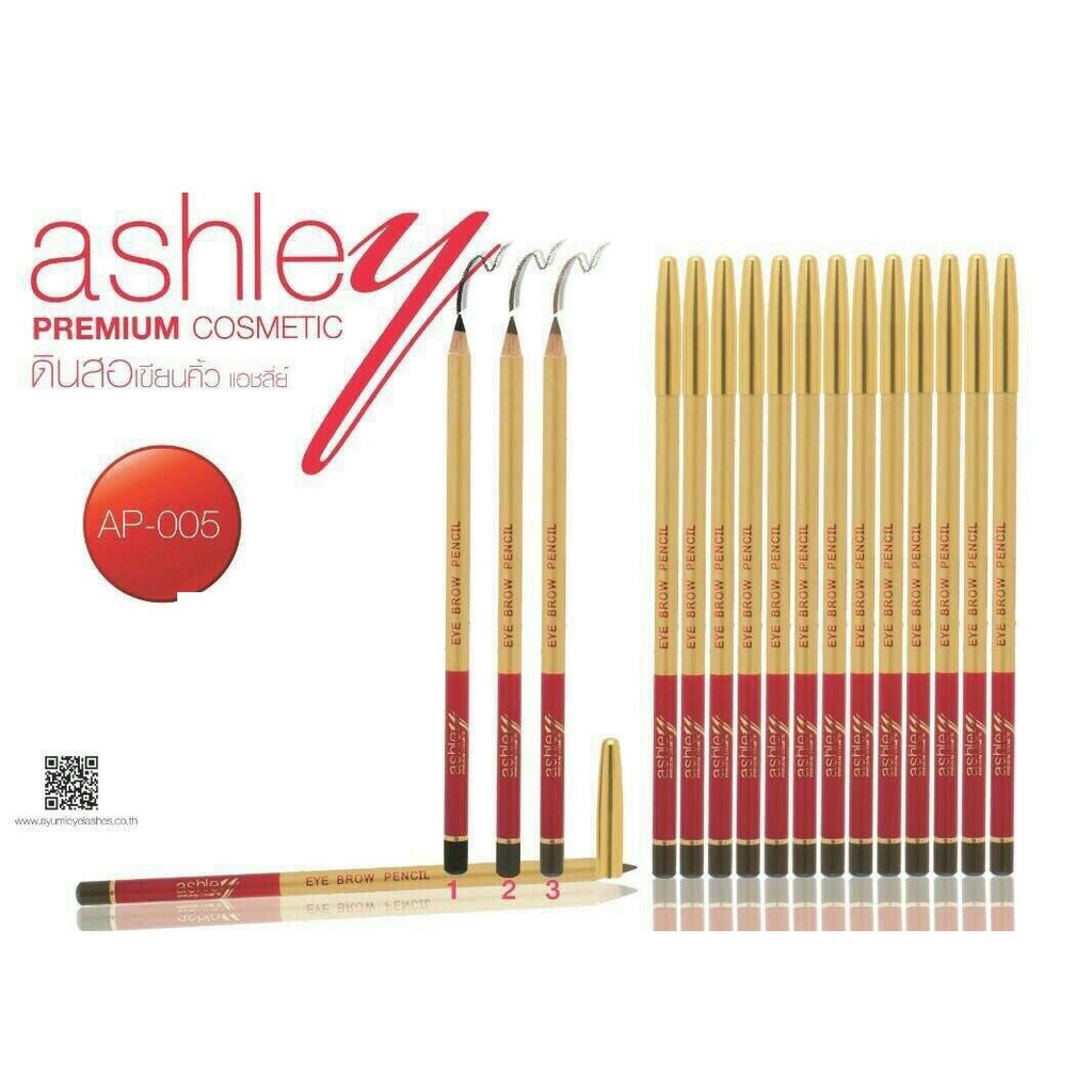 Chì Kẻ Mày Ashley Eyebrow Pencil AP005 Siêu mảnh 1mm