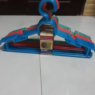 Combo 10 Mắc nhựa phơi quần áo song long
