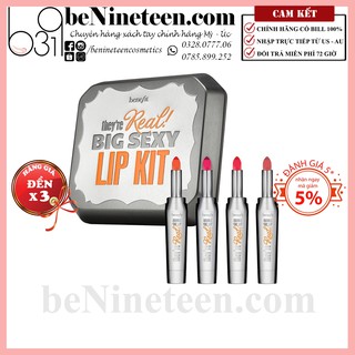 Bộ Son Môi Benefit They're Real! Big Sexy Lip Kit (4 cây) [BeNineteen]