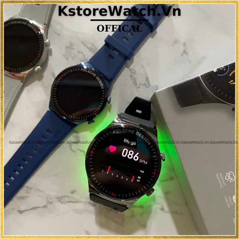 Đồng hồ thông minh Nam HW26 Smart Watch mặt tròn có kho hơn 200 mặt đồng hồ đo nhịp tim huyết áp theo dõi sức khỏe