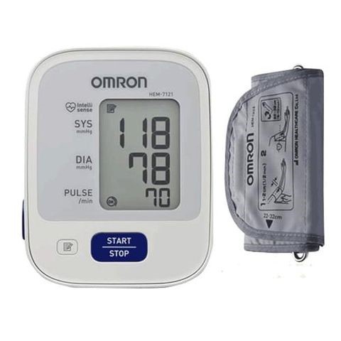 Máy đo huyết áp tự động OMRON Hem-7121 lưu kết quả 30 lần