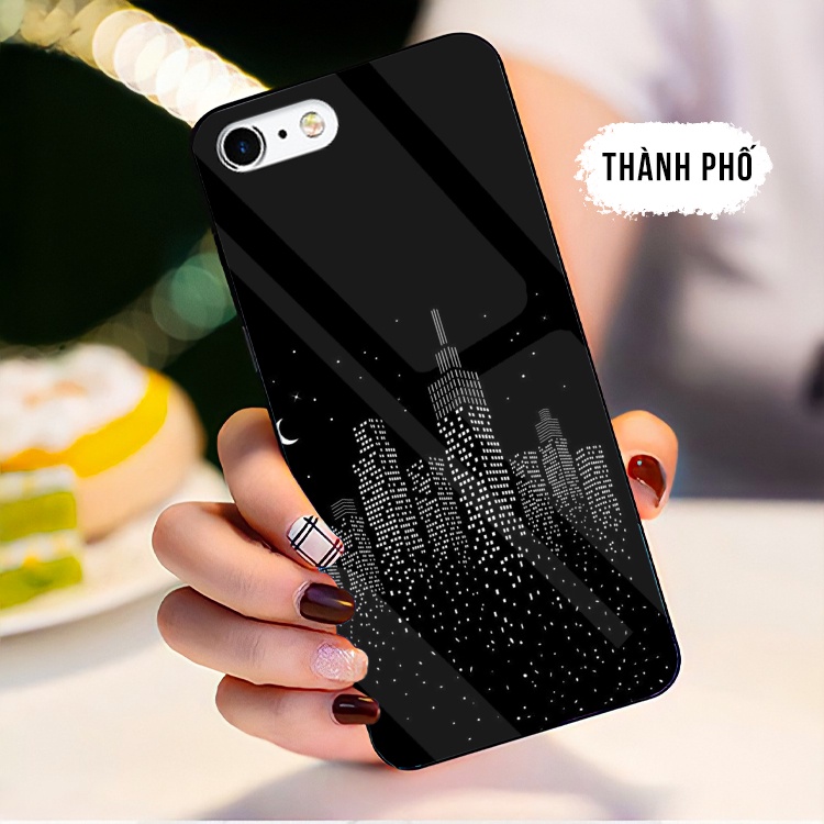 Ốp Lưng IPHONE 6/6S/6PLUS/6SPLUS/7/8/ 7PLUS/8PLUS Mặt kính cường lực cao cấp, sáng bóng, chất lượng