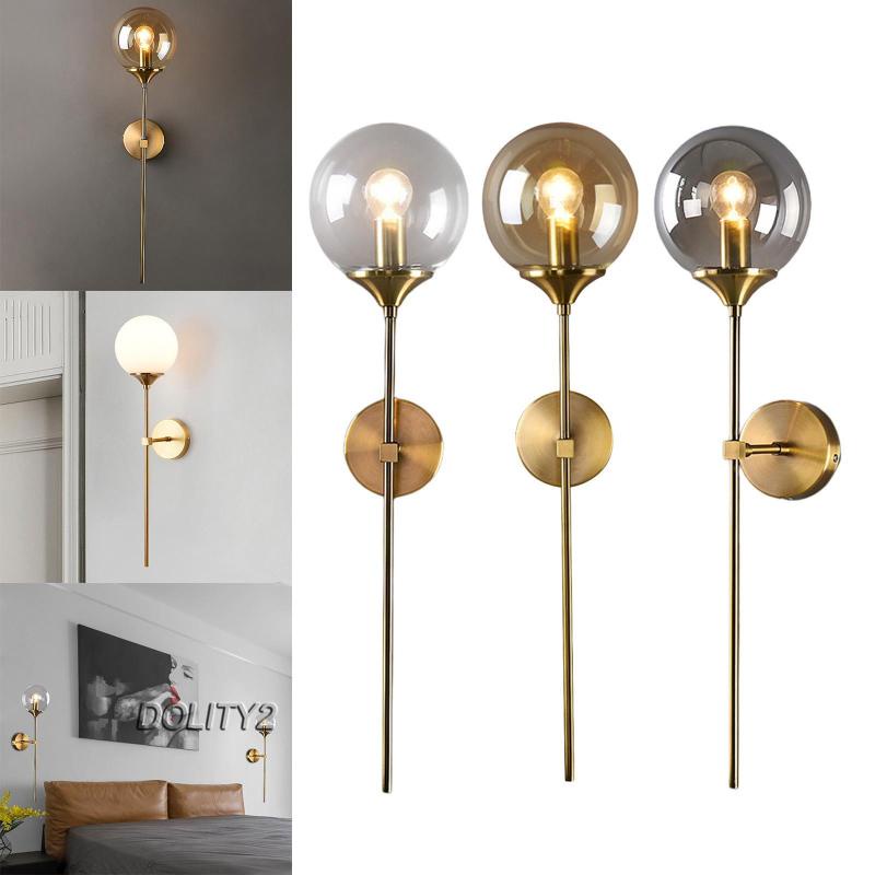 Đèn gắn tường màu vàng hiện đại E14