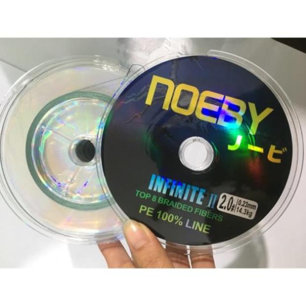 Dù Noeby Infinite II PE 100% Line 8 sợi bện mịn giảm giá mạnh đồ câu FISHING_HD