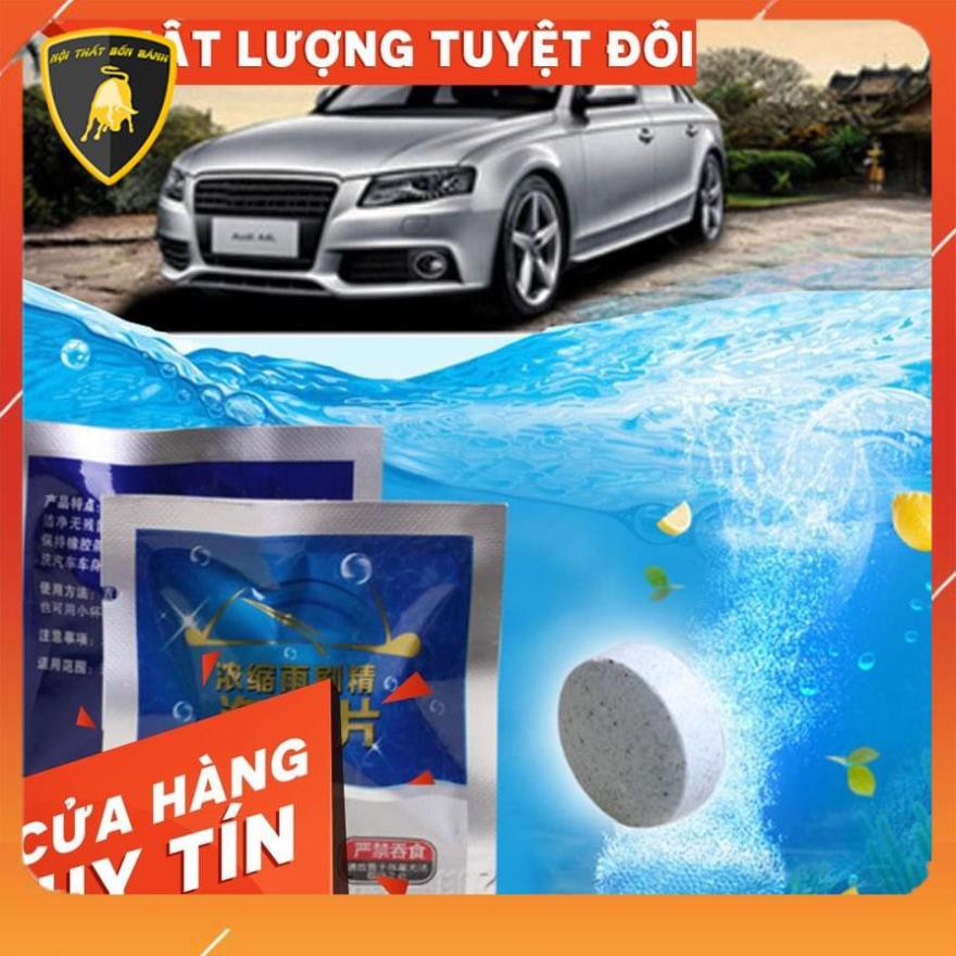 Combo 5 Viên Sủi Pha Nước Rửa Kính Xe Hơi Và Kính Trong Nhà