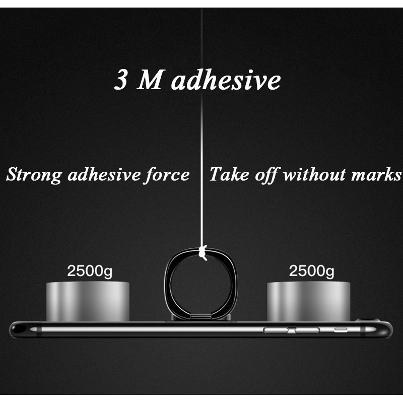 Iring điện thoại baseus nhẫn đeo tay giá đỡ điện thoại hỗ trợ đế hít nam châm trên ô tô cho samsung ip xiaomi ...
