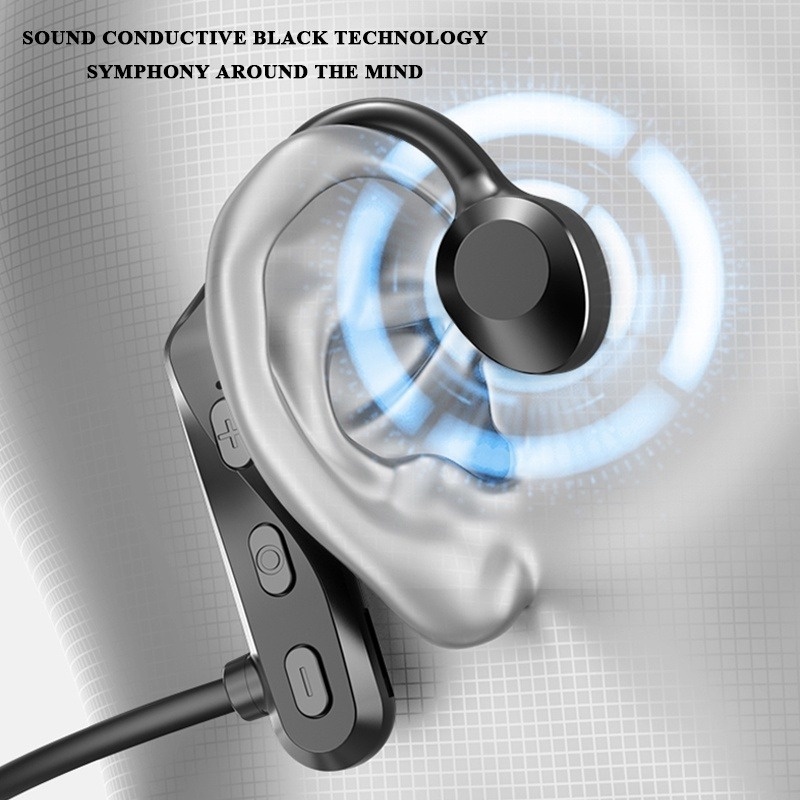 Tai Nghe Bluetooth K69 Truyền Âm Qua Xương Mới Chống Mồ Hôi