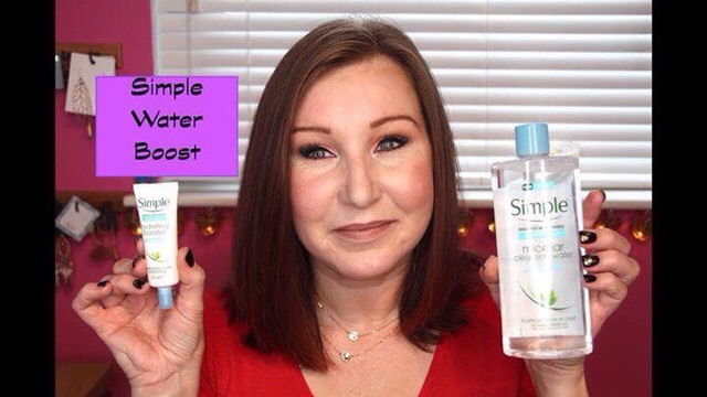 💧💧 Nước tẩy trang Simple Water Boost Micellar Water - Đã TẨY TRANG mà lại được CẤP ẨM. Dành cho da khô, da nhạy cảm