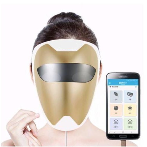 Mặt Nạ Ánh Sáng Sinh Học Hàn Quốc chính hãng - Led mask Puriskin