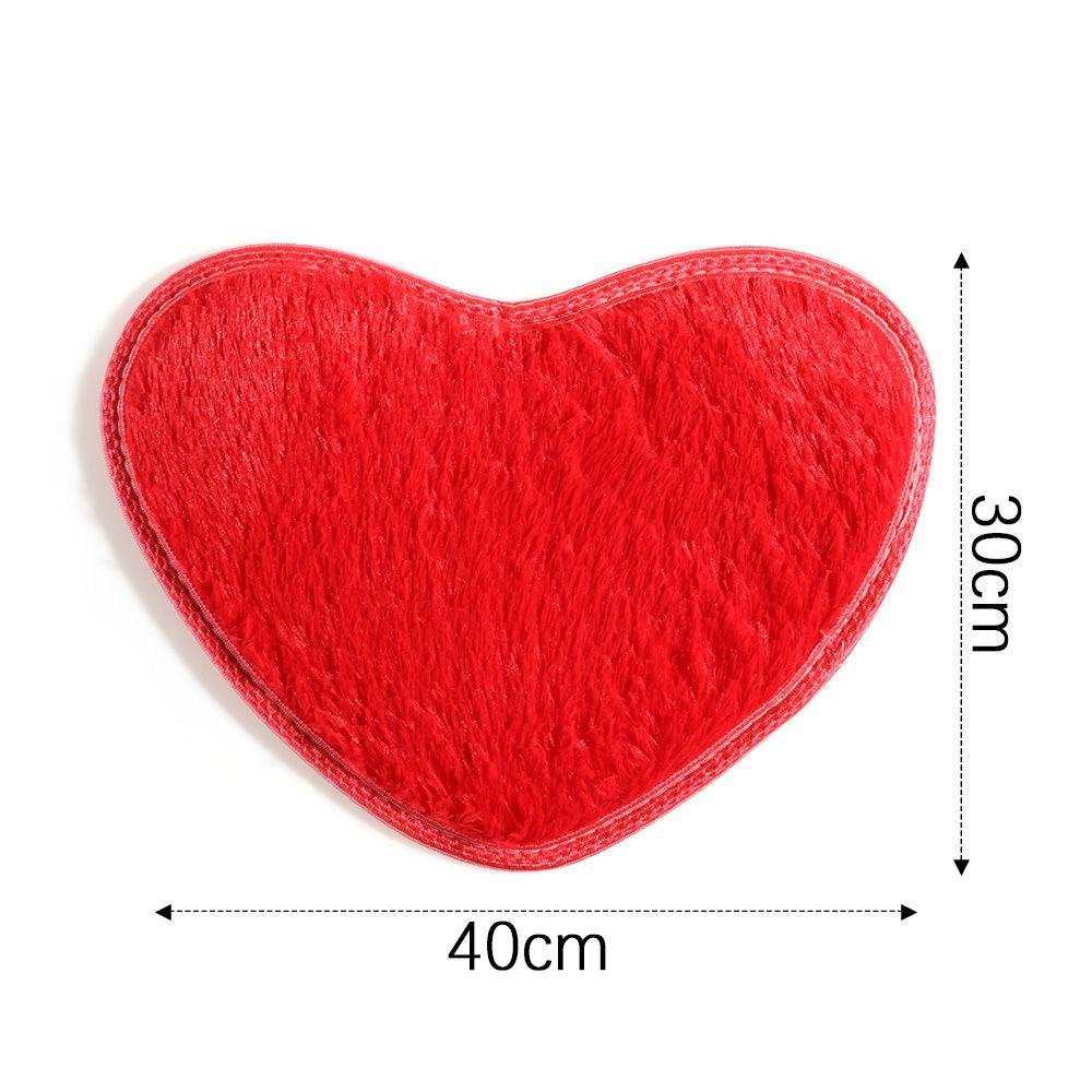 Thảm Lót Sàn Chống Trượt Hình Trái Tim 40x30cm
