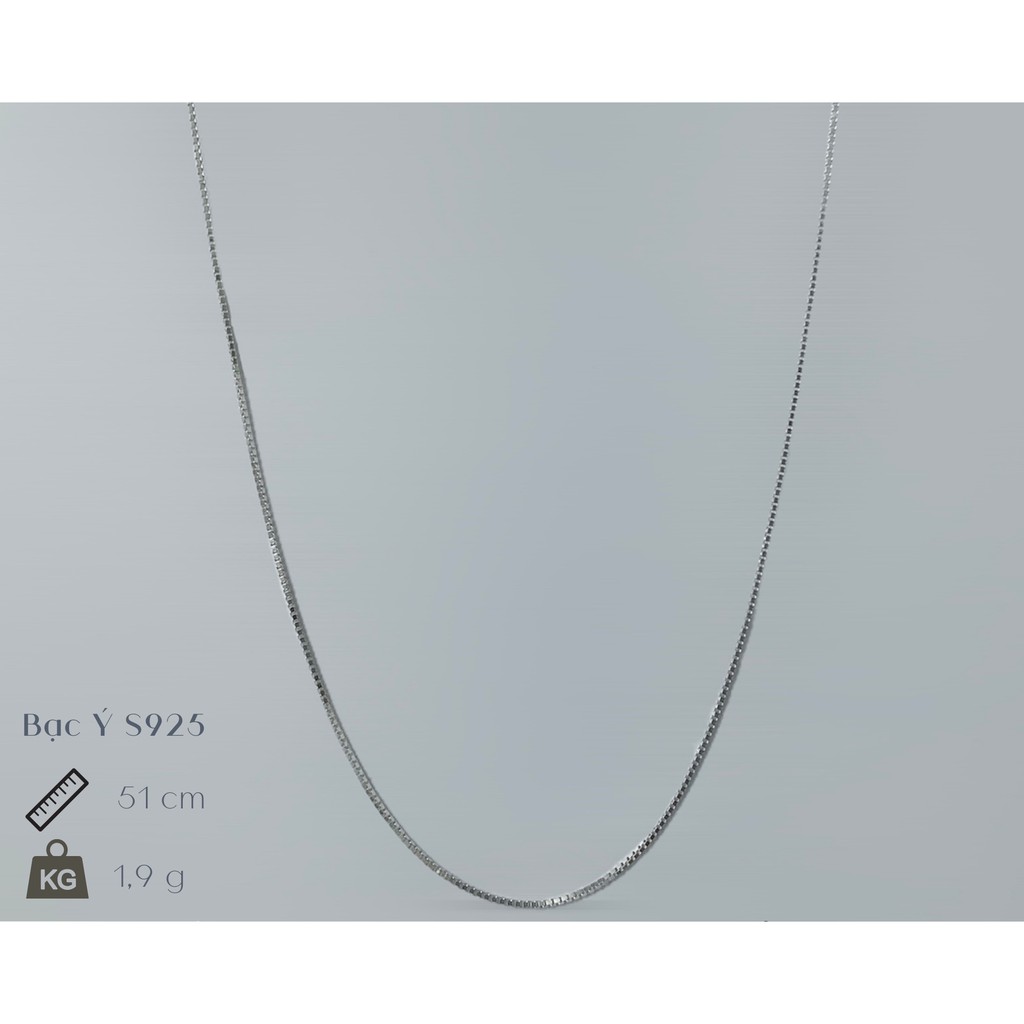 Dây chuyền Bạc Đá Zircon Size Bé DCU17