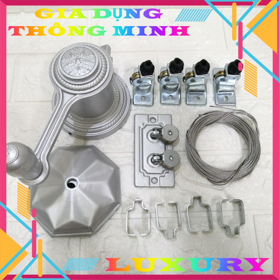 Giàn phơi thông minh tay quay Hòa Phát KS950 chính hãng, thích hợp cho căn hộ, chung cư cao cấp và nhà phố