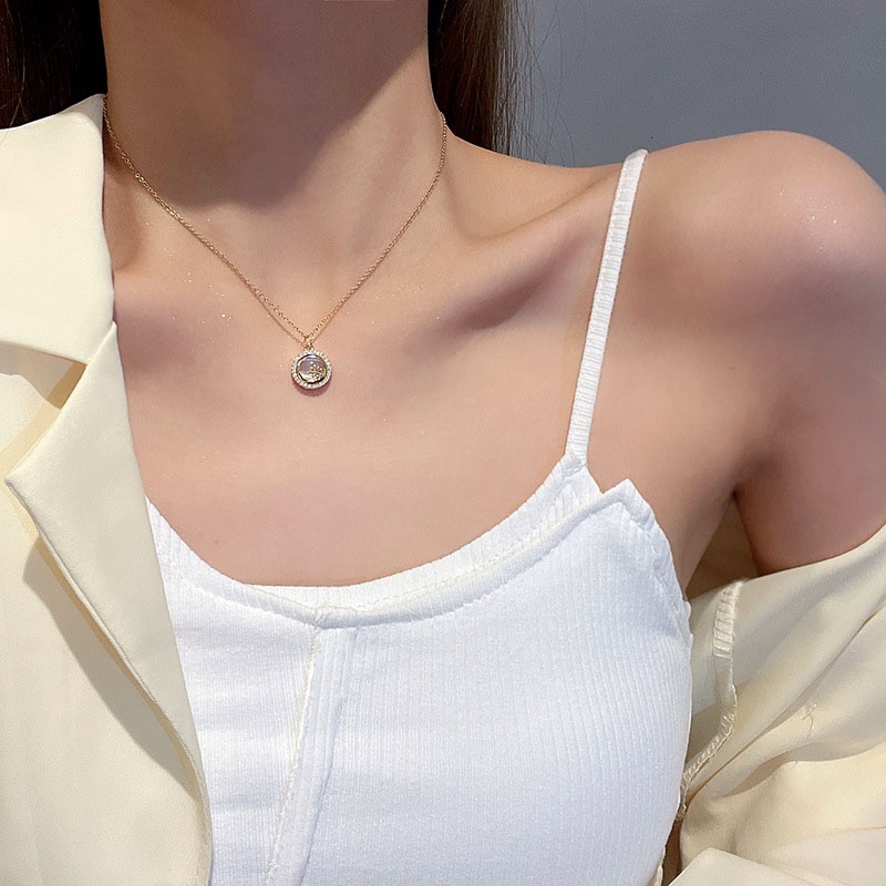 Vòng Cổ Choker Mặt Đá Opal Thời Trang Hàn Quốc