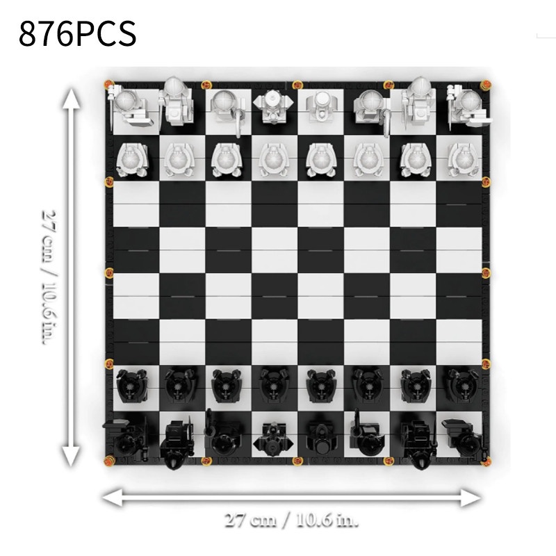 Đồ chơi Lắp ráp mô hình Magic Castle 1028 hogwart wizard is chess bàn cờ vua