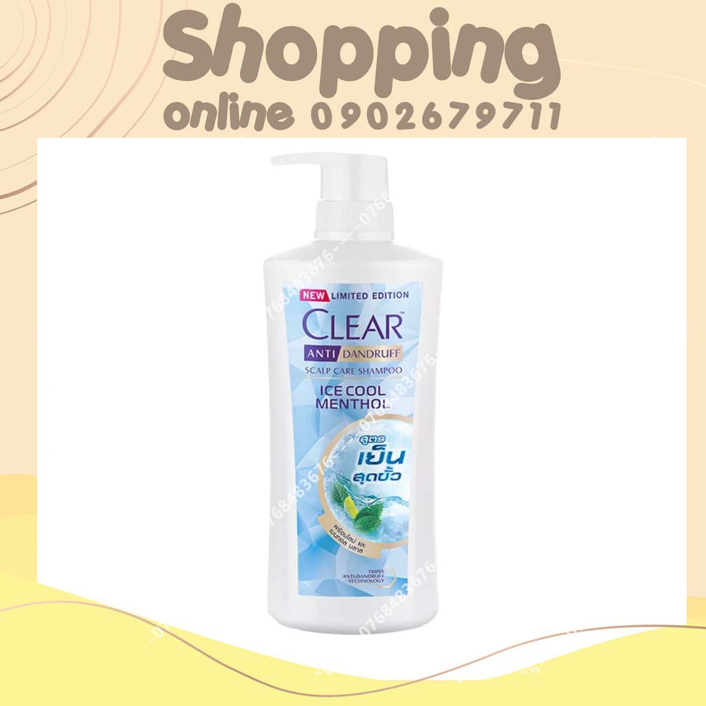 Dầu gội Clear Bạc Hà Thái Lan 400ml