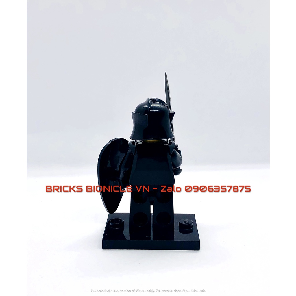 LEGO MINIFIGURES - ĐỒ CHƠI XẾP HÌNH LEGO CASTLE MINIFIGURES SERIES 7 - EVIL KNIGHT - HIỆP SĨ BÓNG TỐI