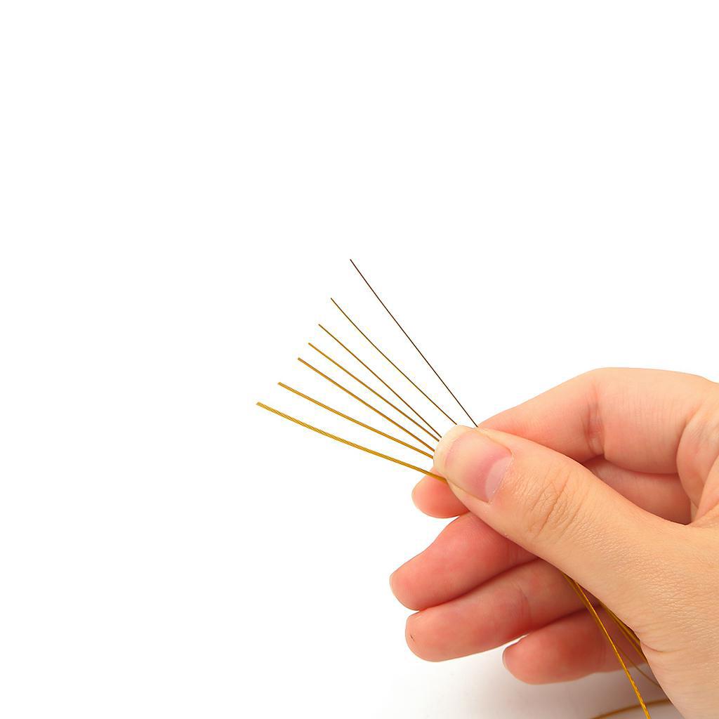 Beadia 1 Cuộn Dây Làm Trang Sức Bằng Thép Không Gỉ Bền Bỉ Hình Đuôi Hổ