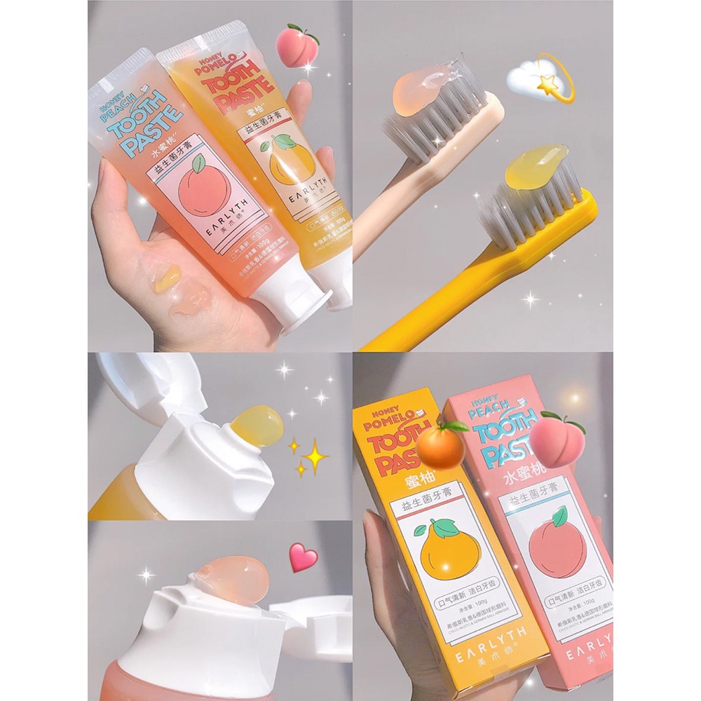 Kem Đánh Răng Earlyth Làm Trắng MAn Toàn Cho Phụ Nữ Mang Thai 100g BOBOTIAO