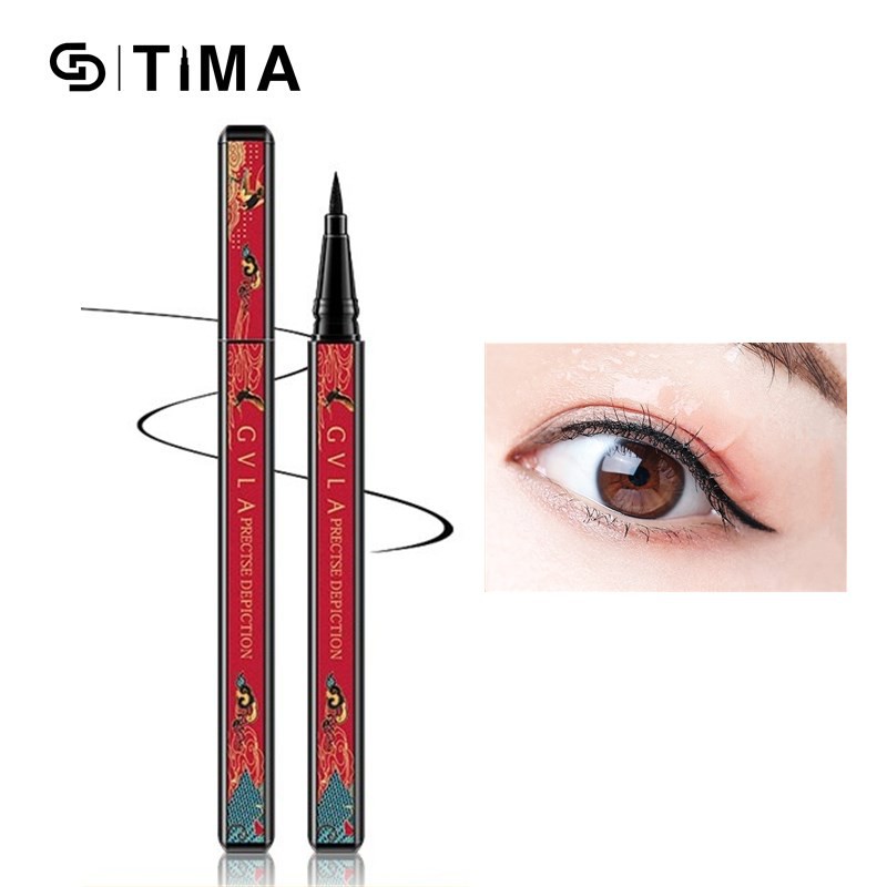 Bút Kẻ Mắt Gdtima Phong Cách Trung Hoa Chống Thấm Nước Nhanh Khô Lâu Trôi 10g
