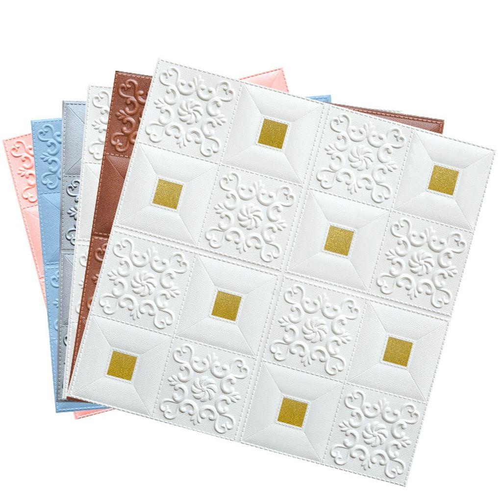 Miếng Dán Tường Bằng Xốp Giả Gạch Chống Thấm Nước Tiện Dụng