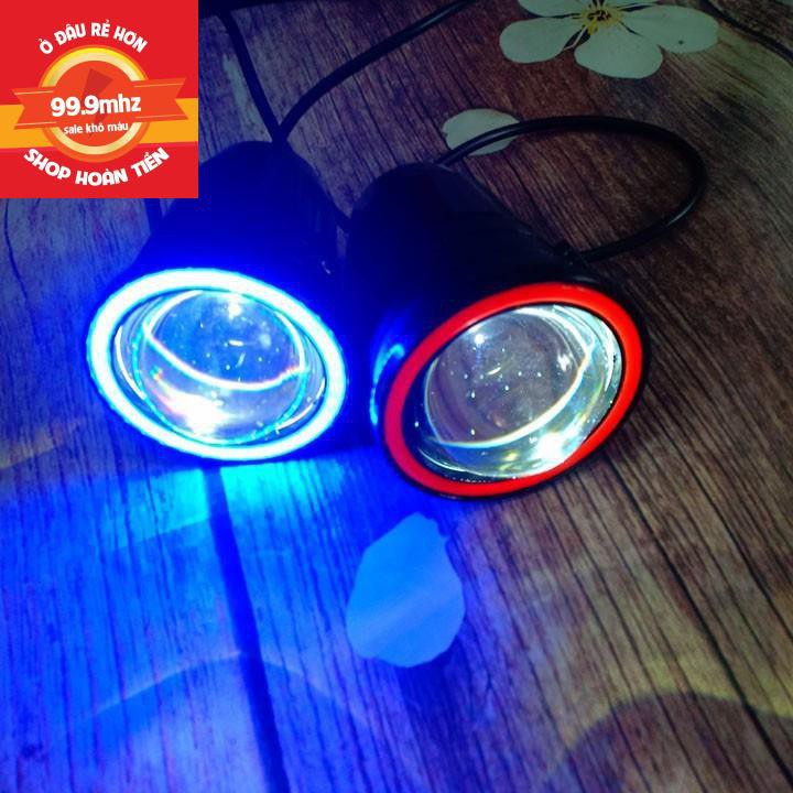 Đèn Pha Led U7 Không Lồng Lắp Mắt Cú Ba Chế Độ Viền