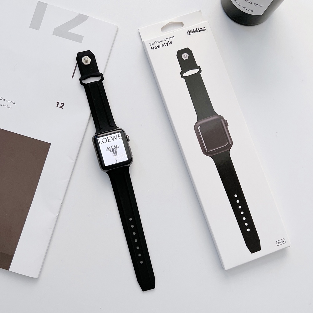 Uag Dây Đeo Bằng Silicone Cho iWatch 38 / 40 / 41mm 42 / 44 / 45mm iWatch Series 1 2 3 4 5 6 7 SE