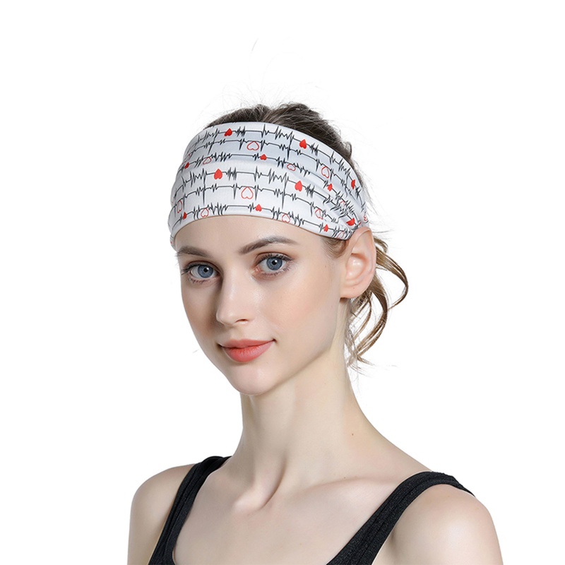 Băng Đô Cài Tóc Co Giãn In Họa Tiết Hình Điện Cực Cho Nam Và Nữ