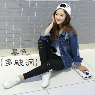 Quần bò rách thời trang hót 2019