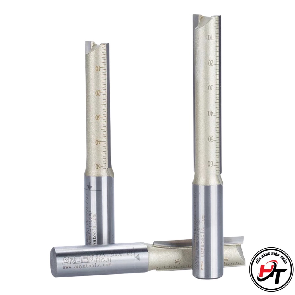 Mũi phay gỗ thẳng cnc dao cắt phá thô ARDEN mũi soi lấy nền dài 6 8 10 12mm MST-AD