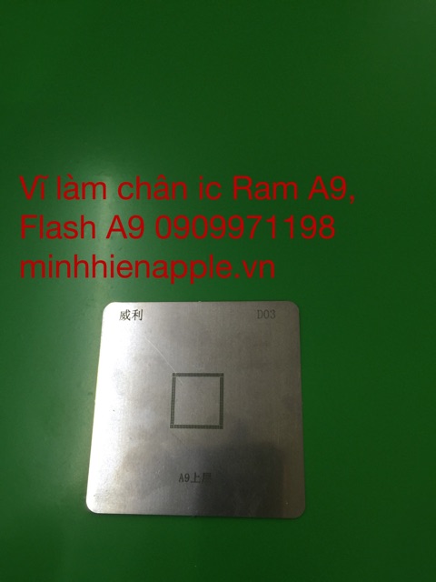 Vỉ làm chân IC Ram iphone A5 6 7 8 9