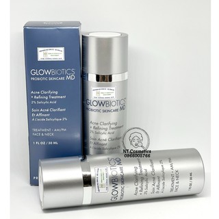 Serum kiểm soát bã nhờn , giảm mụn glowbiotics acne clarifying + refining | Sản phẩm trị mụn | MyPhamLina.Com