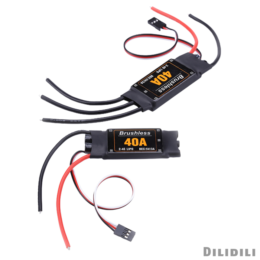 Bộ Điều Khiển Tốc Độ Không Chổi Than RC 40a Esc Cho Máy Bay Điều Khiển Từ Xa Chất Lượng Cao