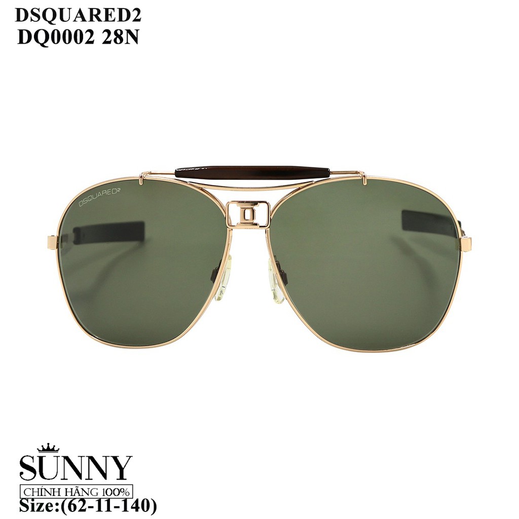 Kính mát nam nữ thời trang Dsquared2 DQ0002 nhiều màu chính hãng, thiết kế dễ đeo bảo vệ mẳt