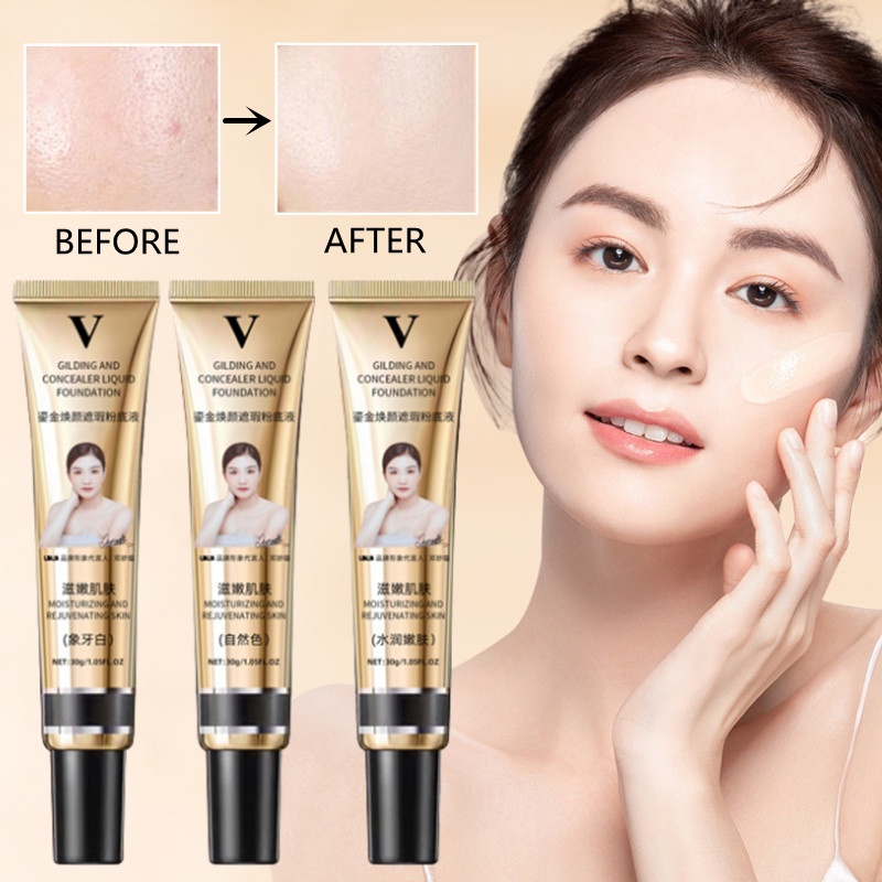 Kem Nền BB UBUB Dạng Lỏng Dưỡng Ẩm Lâu Trôi Trang Điểm Tự Nhiên Cho Nữ