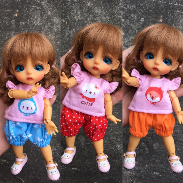 Set cho búp bê bjd 1/8 va bru