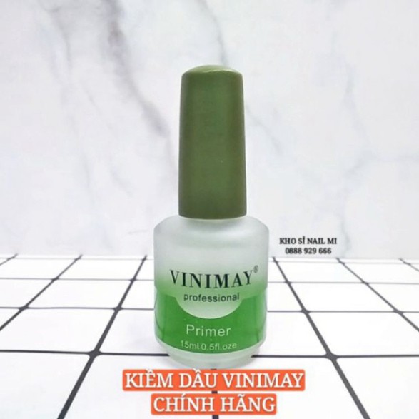 Kiềm dầu Vinimay chính hãng - Primer chuyên dụng cho dân làm móng giúp sơn gel bền và bám lâu hơn DX