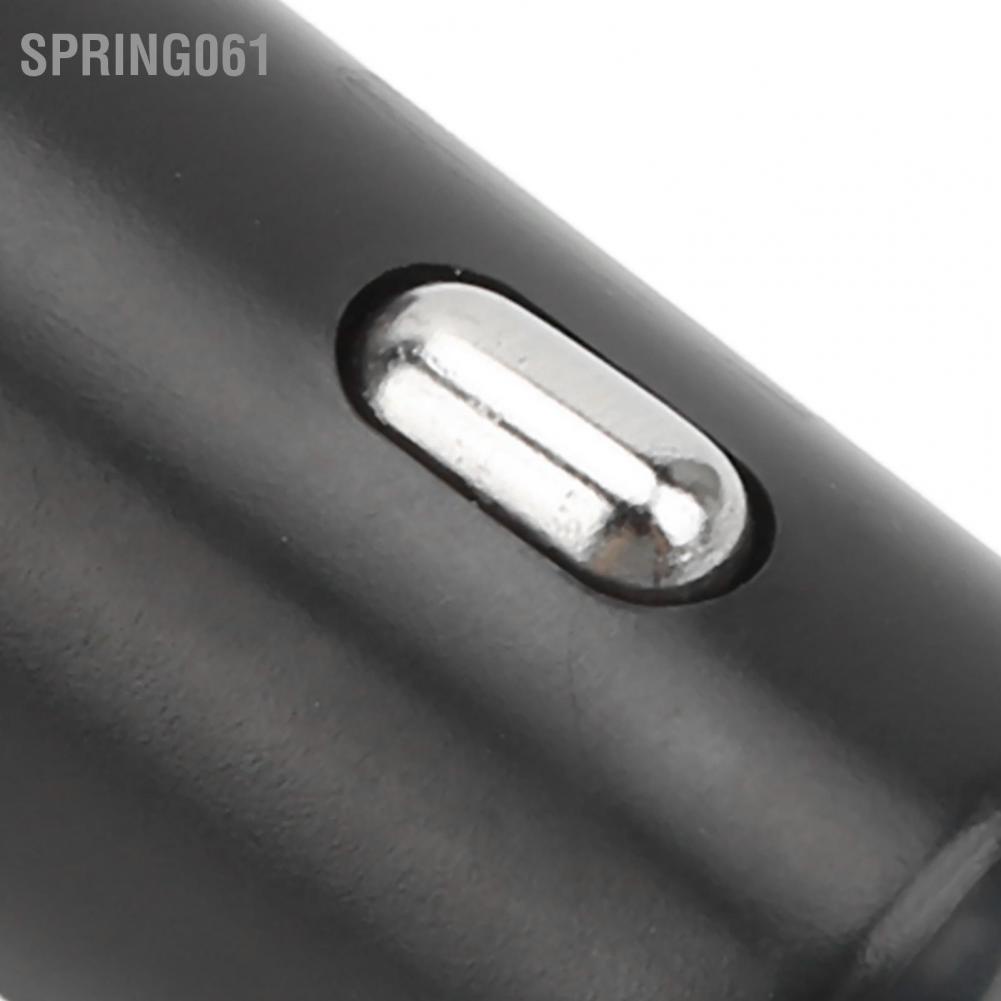 Spring061 FM Transmitter Bluetooth5.0 7 Colors PD3.0 QC3.1 Port Handsfree Call Phone Charger for 12‑24V Cars