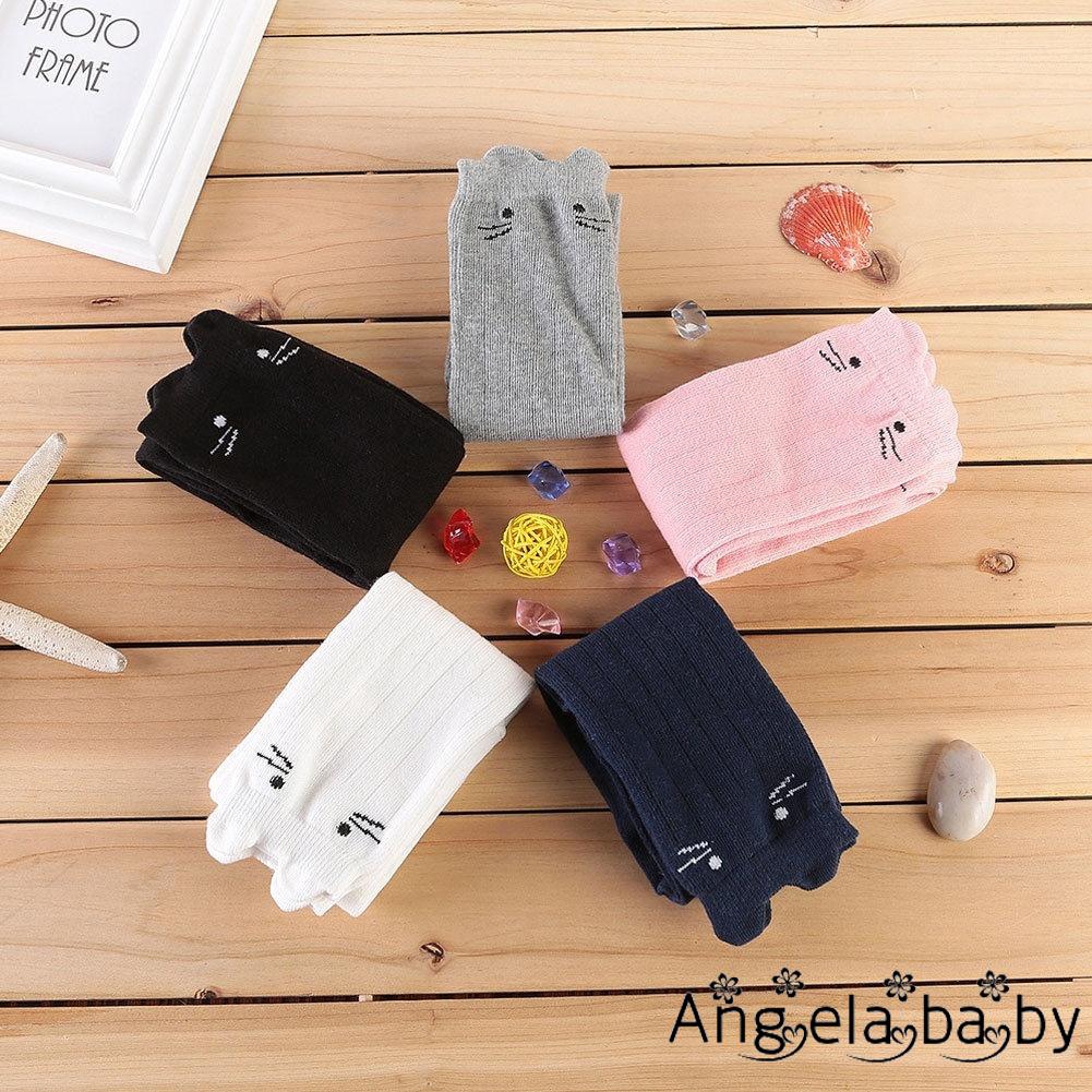 Tất đầu gối chất liệu cotton mềm mại cho bé gái