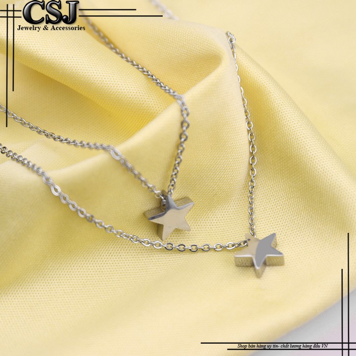 DÂY CHUYỀN NỮ NGÔI SAO 2 TẦNG