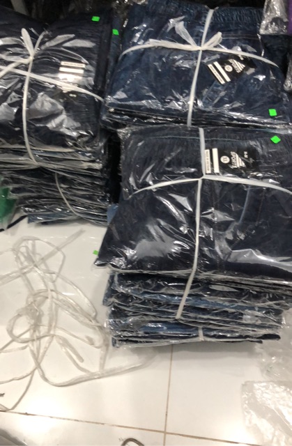 Quần jean lửng nam 6 túi lưng thun 75-85kg