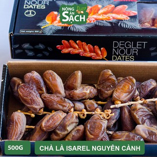 500g Chà Là Nguyên Cành Không Đường Isarel