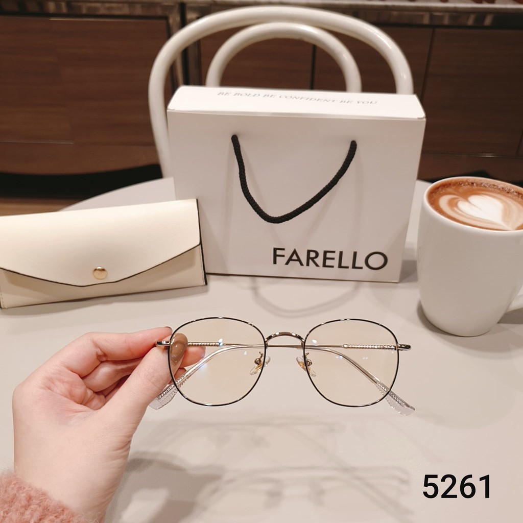 Gọng kính cận kim loại nam nữa Lilyeyewear viền mảnh , mắt tròn , nhiều màu sắc - 5261 | BigBuy360 - bigbuy360.vn