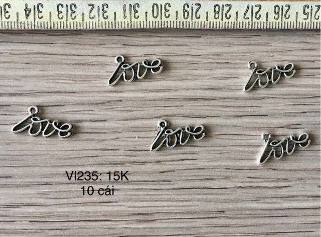 10 chữ love kim loại