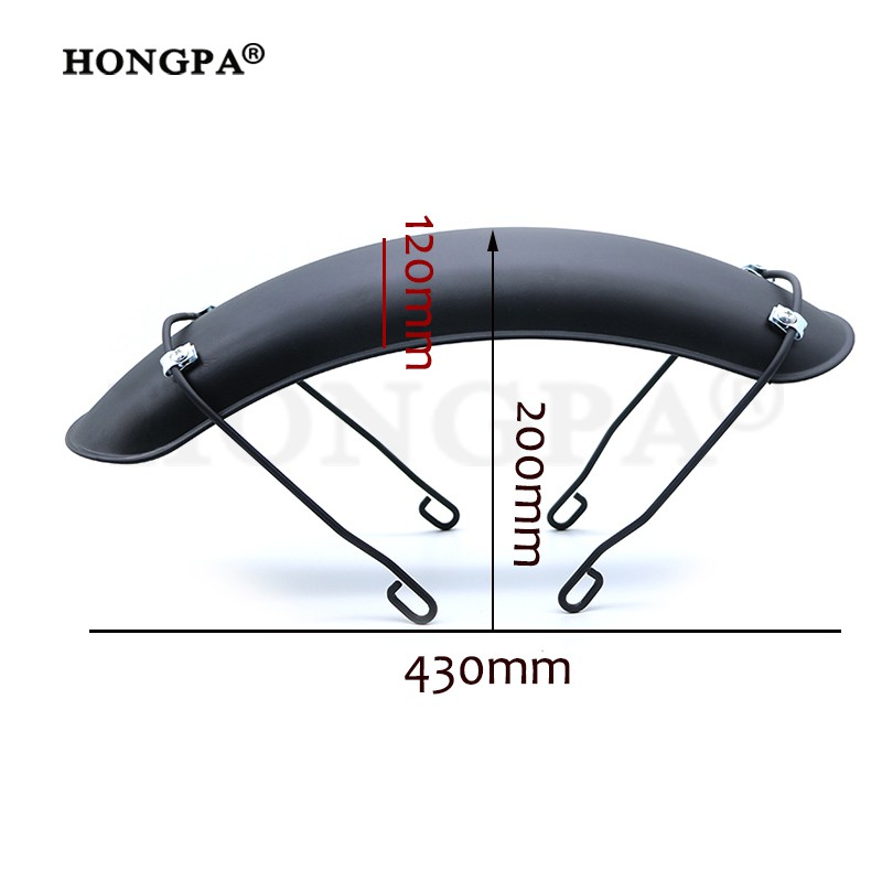 FENDER Chắn bùn trước xe máy phổ thông chắn bùn trước cổ điển tấm chắn bảo vệ xe máy màu đen cafe racer