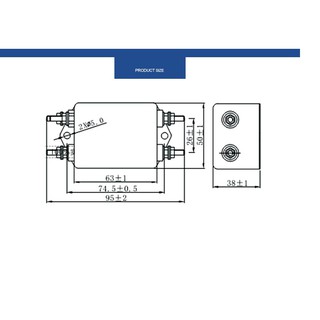 Bộ lọc nhiễu 1 pha 220V 30A