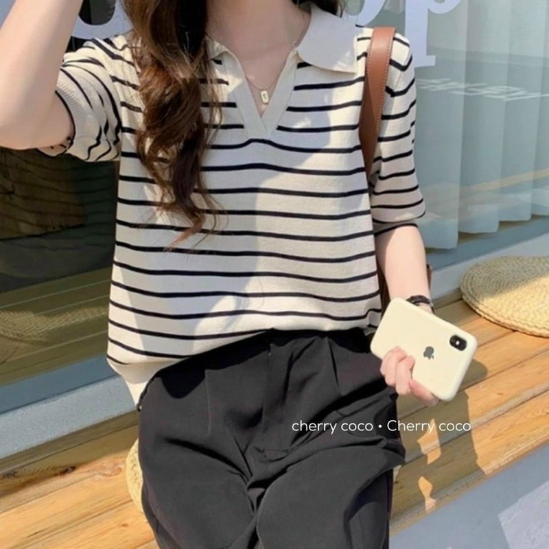 áo len montogi kẻ sọc ngang | BigBuy360 - bigbuy360.vn